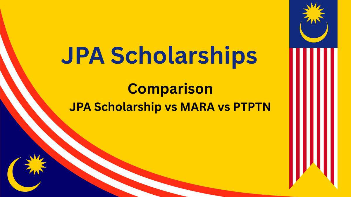 Comparison: JPA Scholarship vs MARA vs PTPTN