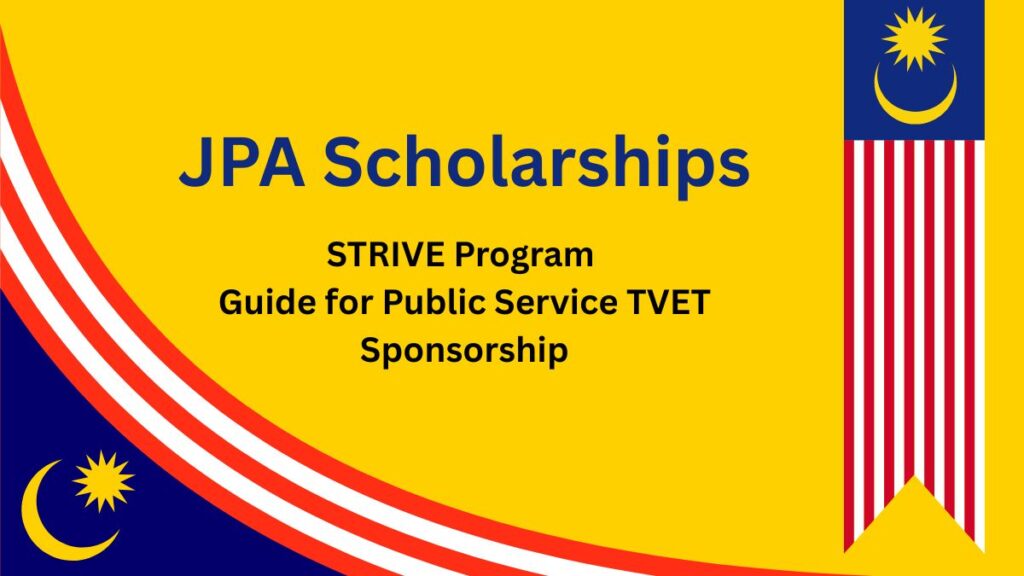 STRIVE Program 2025 Guide for Public Service TVET Sponsorship